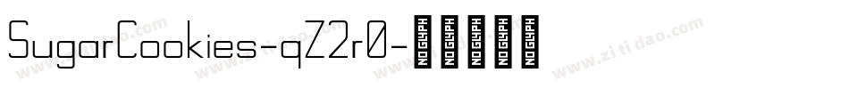 SugarCookies-qZ2r0字体转换