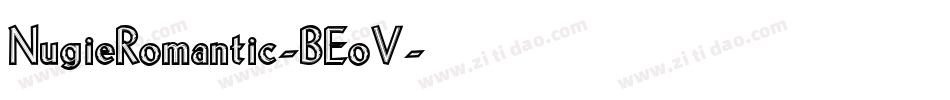 NugieRomantic-BEoV字体转换