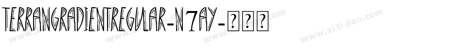 TerranGradientRegular-n7AY字体转换