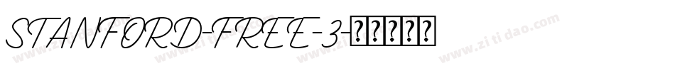 STANFORD-FREE-3字体转换