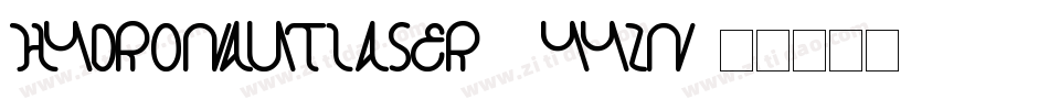 HydronautLaser-9YYZn字体转换