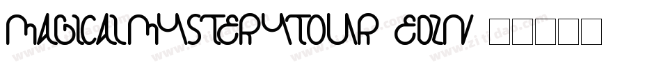 MagicalMysteryTour-eDZn字体转换