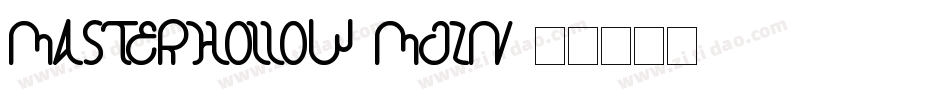 MasterHollow-MjZn字体转换