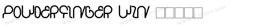 Powderfinger-wZn字体转换