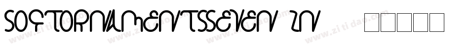 Softornamentsseven-Zn63字体转换 Softornamentsseven-Zn63字体转换