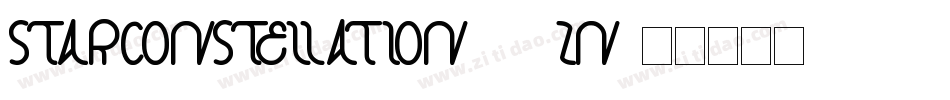 StarConstellation-87Zn字体转换 StarConstellation-87Zn字体转换