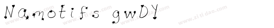 Namotifs-gwDY字体转换