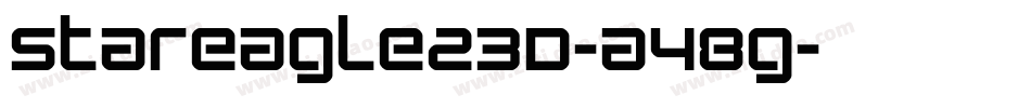 StarEagle23D-a48g字体转换 StarEagle23D-a48g字体转换