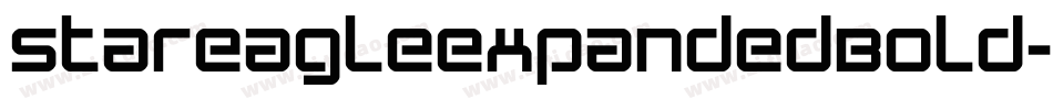 StarEagleExpandedBold-1KL0字体转换