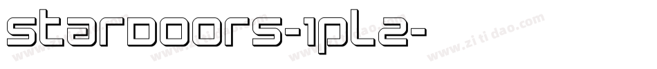 StarDoors-1pl2字体转换
