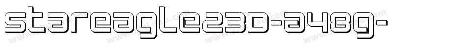 StarEagle23D-a48g字体转换 StarEagle23D-a48g字体转换