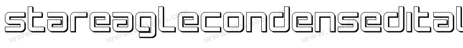 StarEagleCondensedItalic-l6WD字体转换