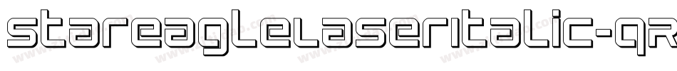 StarEagleLaserItalic-qRVd字体转换