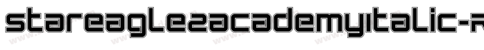 StarEagle2AcademyItalic-RYB6字体转换