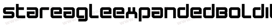 StarEagleExpandedBoldItalic-R6zV字体转换