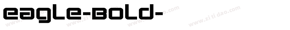 Eagle-Bold字体转换