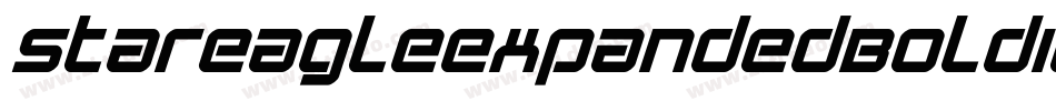 StarEagleExpandedBoldItalic-R6zV字体转换