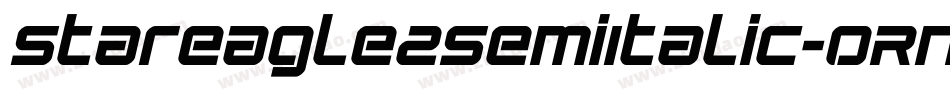 StarEagle2SemiItalic-ORnp字体转换 StarEagle2SemiItalic-ORnp字体转换