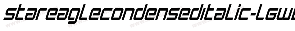 StarEagleCondensedItalic-l6WD字体转换