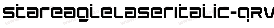 StarEagleLaserItalic-qRVd字体转换