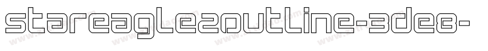 StarEagle2Outline-3de8字体转换