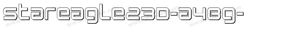 StarEagle23D-a48g字体转换 StarEagle23D-a48g字体转换