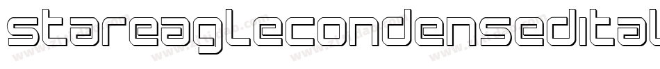 StarEagleCondensedItalic-l6WD字体转换