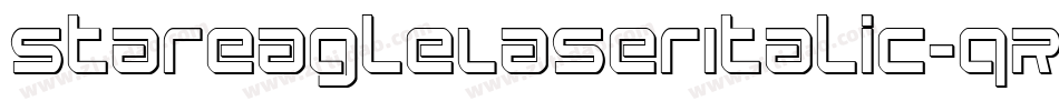 StarEagleLaserItalic-qRVd字体转换