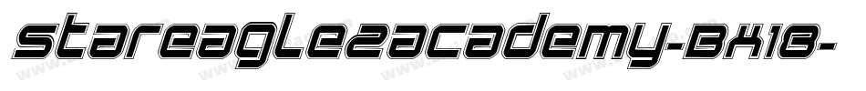 StarEagle2Academy-Bx18字体转换 StarEagle2Academy-Bx18字体转换