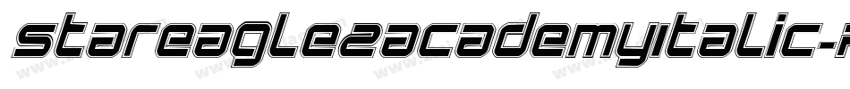 StarEagle2AcademyItalic-RYB6字体转换