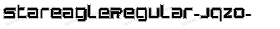 StarEagleRegular-Jqzo字体转换 StarEagleRegular-Jqzo字体转换