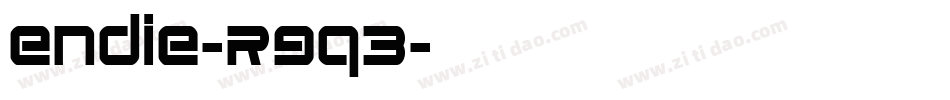 Endie-R9q3字体转换