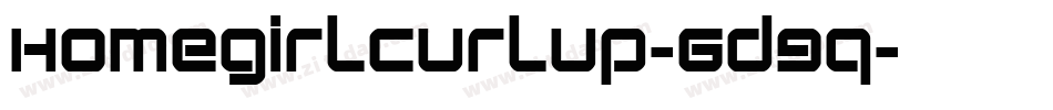 Homegirlcurlup-6d9q字体转换