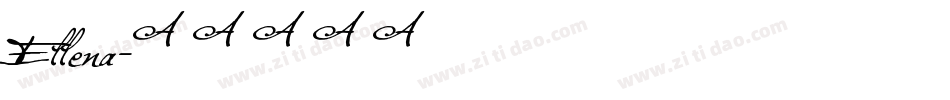 Ellena字体转换