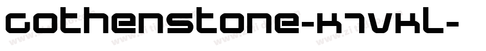 Gothenstone-K7VKl字体转换