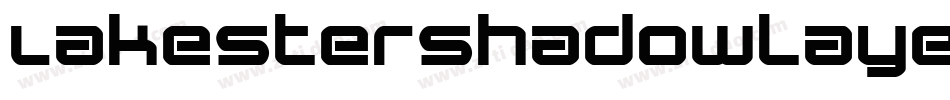 Lakestershadowlayer2demoShadow-BoKl字体转换