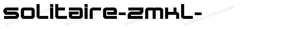 Solitaire-ZMKl字体转换