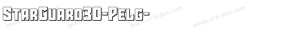 StarGuard3D-Pelg字体转换
