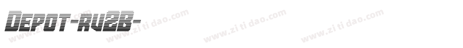 Depot-rv2B字体转换 Depot-rv2B字体转换
