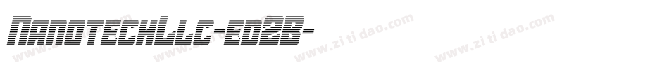 NanotechLlc-ed2B字体转换