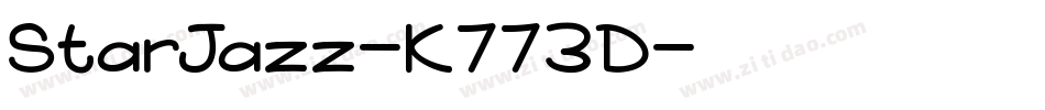 StarJazz-K773D字体转换
