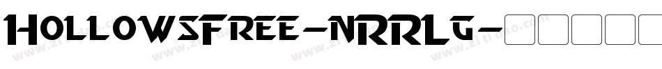 HollowsFree-nRRLg字体转换