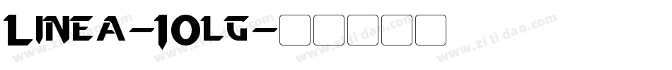 Linea-10lg字体转换