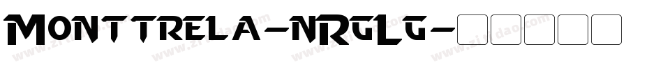 Monttrela-nRgLg字体转换