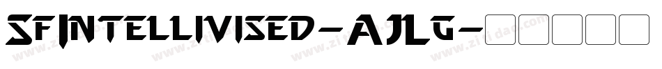 SfIntellivised-AJLg字体转换