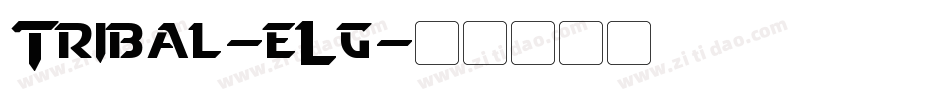 Tribal-eLg字体转换