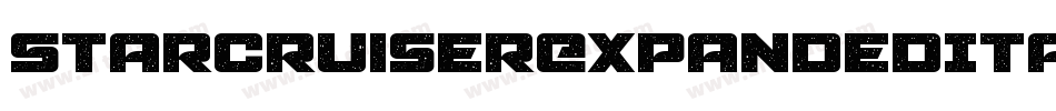 StarcruiserExpandedItalic-ZAaJ字体转换 StarcruiserExpandedItalic-ZAaJ字体转换