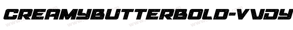 CreamyButterBold-vVDy字体转换
