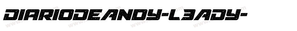 DiarioDeAndy-L3ADy字体转换