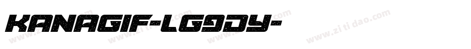 Kanagif-lg9Dy字体转换
